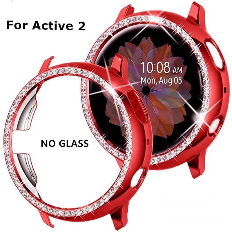 Bling caz Pentru Active 2 40 44 Pentru Galaxy Ceas de Plastic PC-ul de Protecție Ceas Coajă Fără Ecran de Protecție Spoiler 2