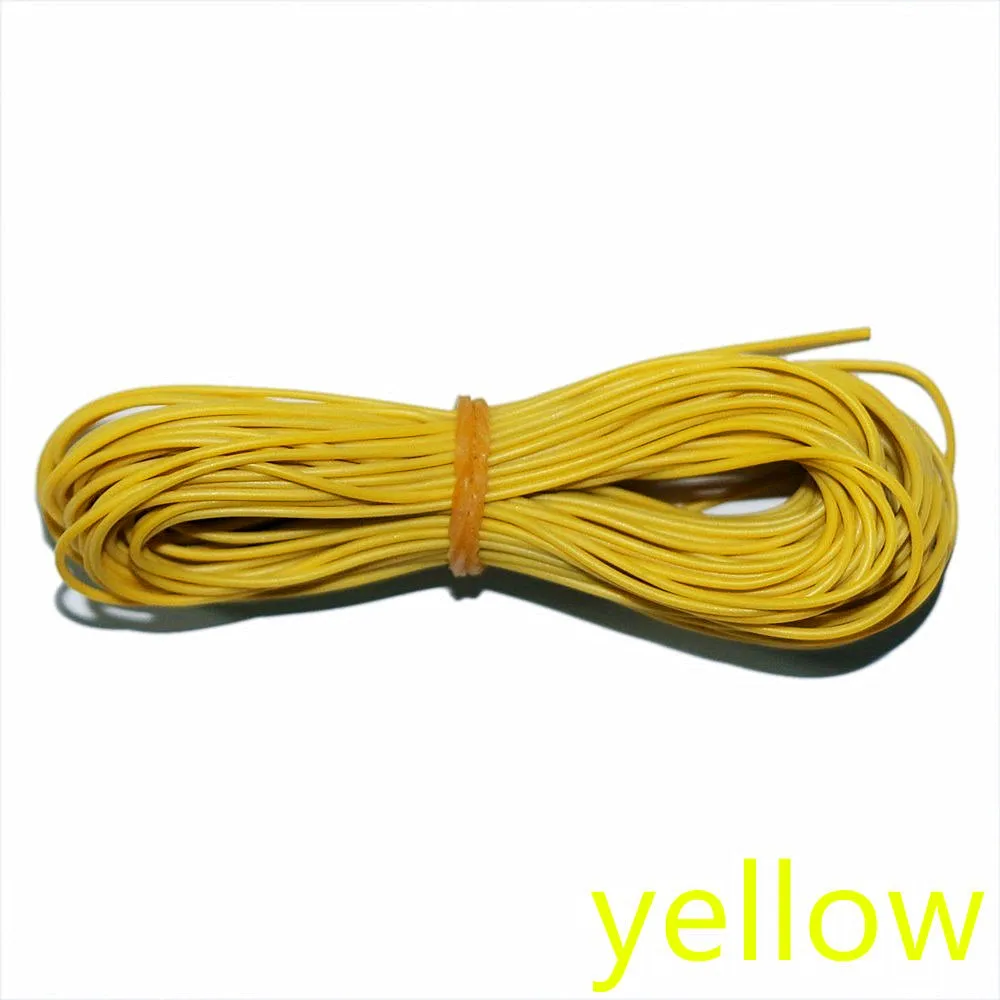 6 metri Calibrul 30, cabluri Electrice, Colorate Wire0.08 mm sârmă de cupru Cositorit Silicon Flexibil Fir 60 V Electronice de Sârmă 6 Culoare 2