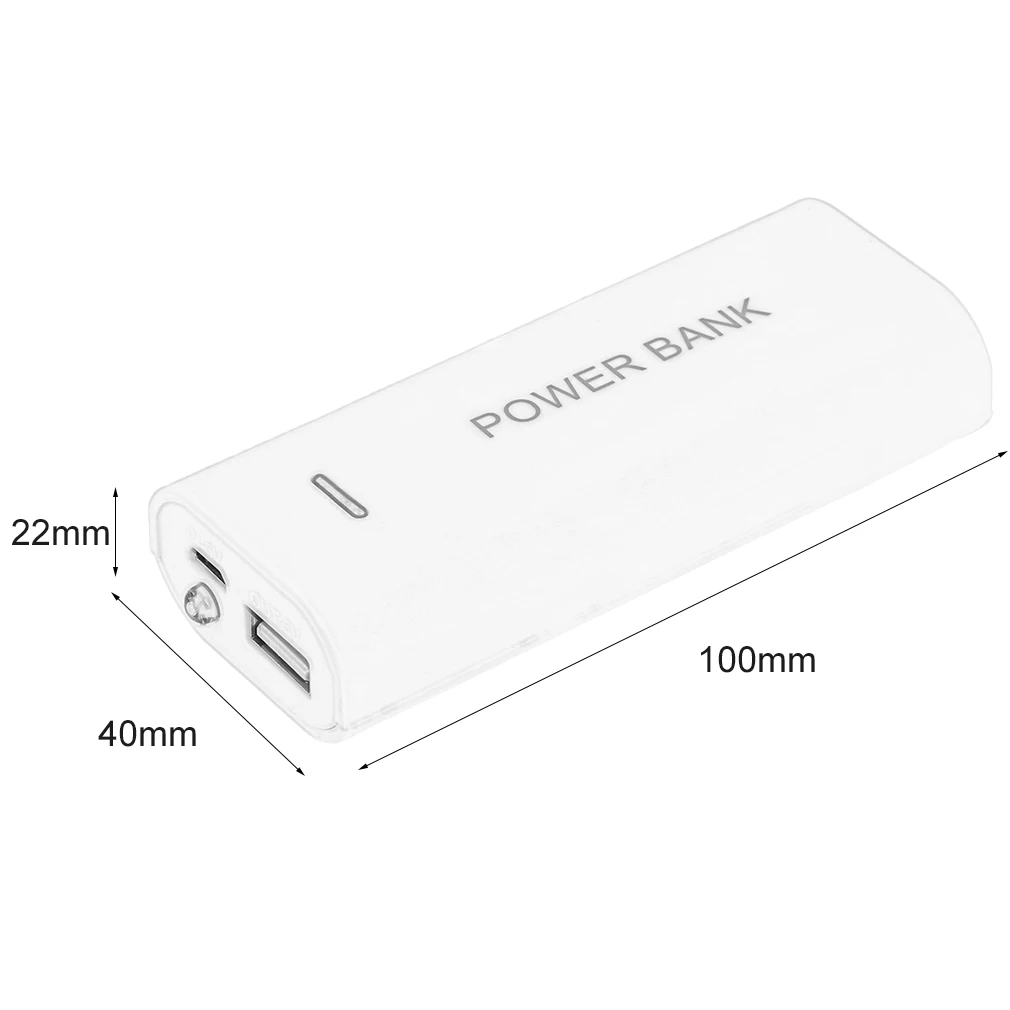 Multicolor Opțional USB Mobile Power Bank Caz Acoperire Portabil 5600mAh Extern Încărcător de Alimentare Durabile banca Caz 5