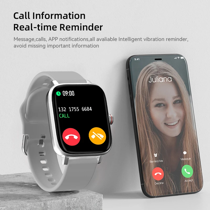 KEYA Noua Full Touch Ceas Inteligent Bărbați Femei Bluetooth Sun Tracker de Fitness Cardiac Sport Ceas Inteligent Ceas pentru Android IOS 2
