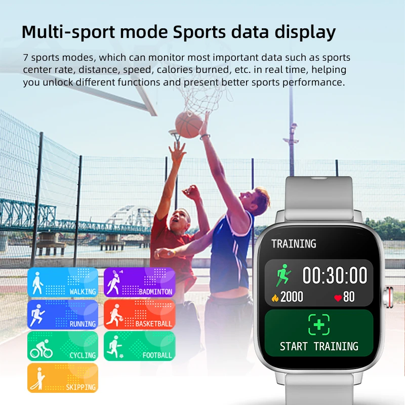 KEYA Noua Full Touch Ceas Inteligent Bărbați Femei Bluetooth Sun Tracker de Fitness Cardiac Sport Ceas Inteligent Ceas pentru Android IOS 3