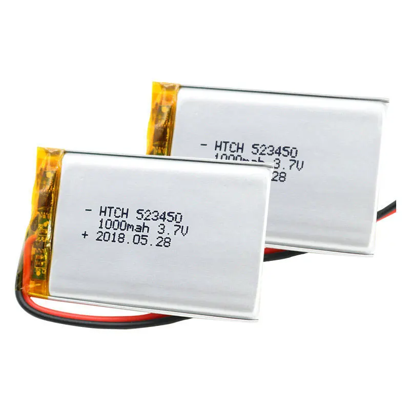 Noi 523450 1000mAh 3.7 V Litiu Polimer Baterie Reîncărcabilă Li-ion pentru Telefon Inteligent DVD MP3 MP4 Lampă cu Led-uri