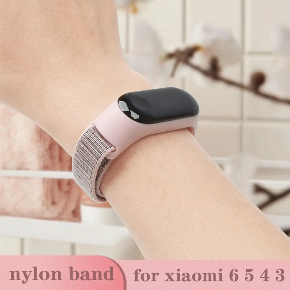 Pentru Xiaomi Mi Band 3 4 5 6 Curea de Ceas Curea Smartwatch Încheietura mâinii Respirabil Nailon Bratara Miband band3 band4 band5 band6 4