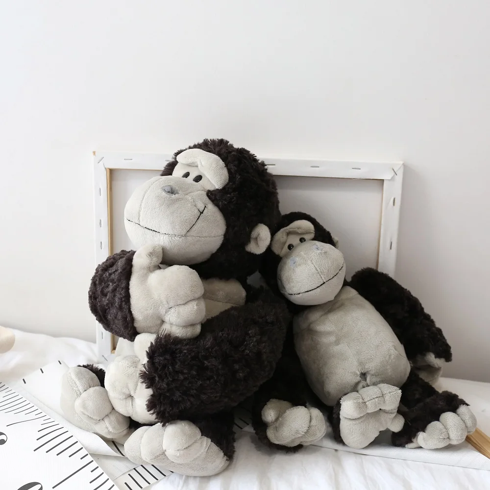 50cm de Animale de Pădure Gorilla Pluș Jucărie Perna Kawaii Umplute Papusa Mare de Copii Însoțească Flully Jucărie Pentru Prietenii Copil Peluch Cadou 1