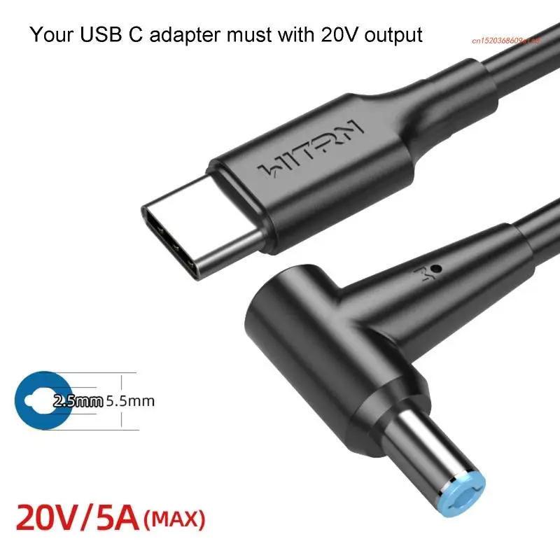 USB de Tip C-C PD la 12V 5.5x2.5mm Cablu Convertor pentru Fan Lampă de Masă Router Modem
