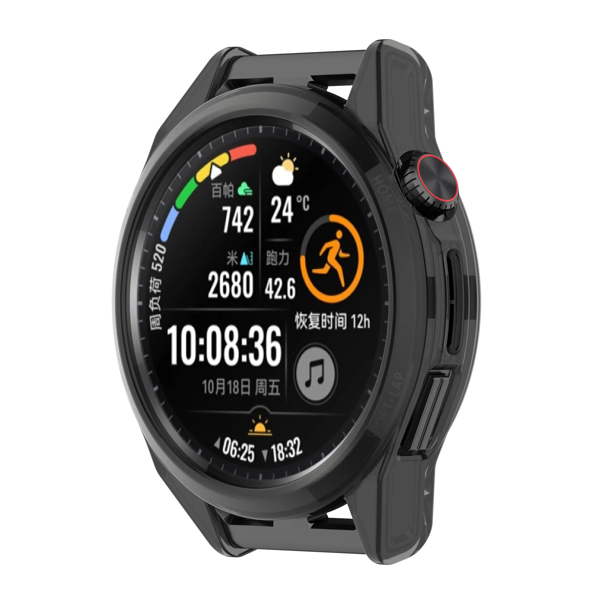 Caz de protecție Pentru Huawei Watch GT Runner Capacul Protector Pentru Huawei Watch GT Runner 46mm Caz TPU Moale Bara de protectie Ceas Shell 2