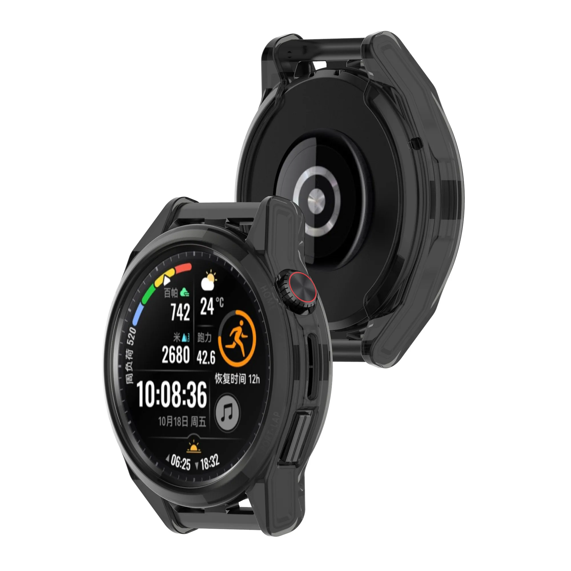 Caz de protecție Pentru Huawei Watch GT Runner Capacul Protector Pentru Huawei Watch GT Runner 46mm Caz TPU Moale Bara de protectie Ceas Shell 3