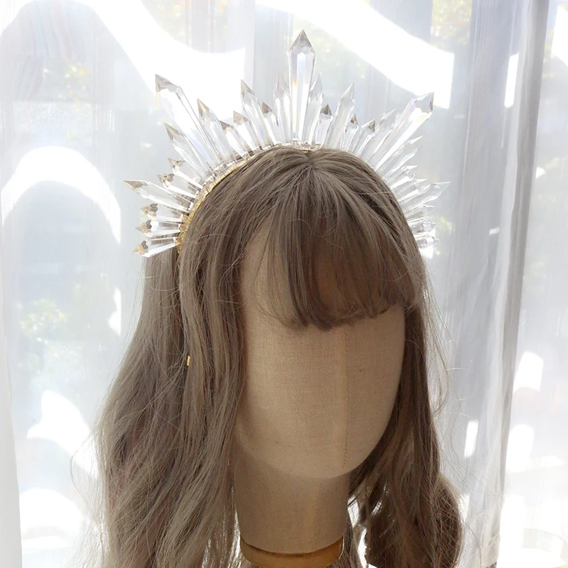 DIY Kit Lolita Cristal Stras Banda de Coroane Zeiței Soarelui, Diademe Mireasa Caciula Caciula Pentru Petreceri de Nunta 2