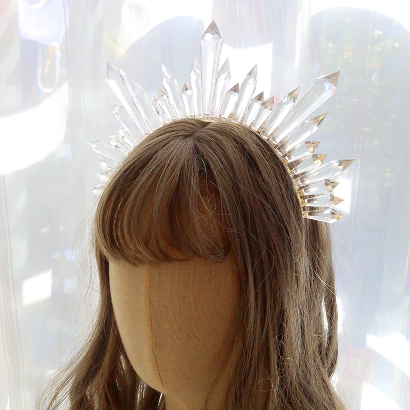 DIY Kit Lolita Cristal Stras Banda de Coroane Zeiței Soarelui, Diademe Mireasa Caciula Caciula Pentru Petreceri de Nunta 3
