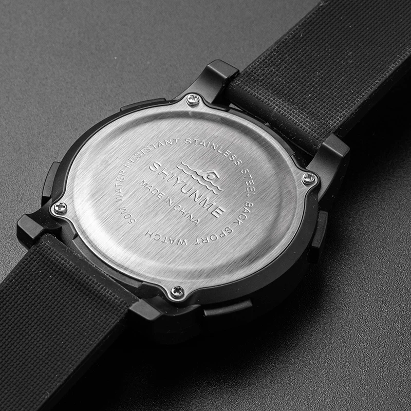 SHIYUNME Militare 5Bar Impermeabil Ceasuri de mână de sex Masculin energia Solară Bărbați Ceas Digital Cronometru Sport Ceasuri Relogio Masculino 3