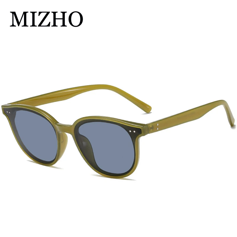 MIZHO Noua Moda Mic de Stil Față Ovală ochelari de Soare Femei Vintage Mici Albe Retro Dots Design de Brand Ochelari de Soare Barbati 4