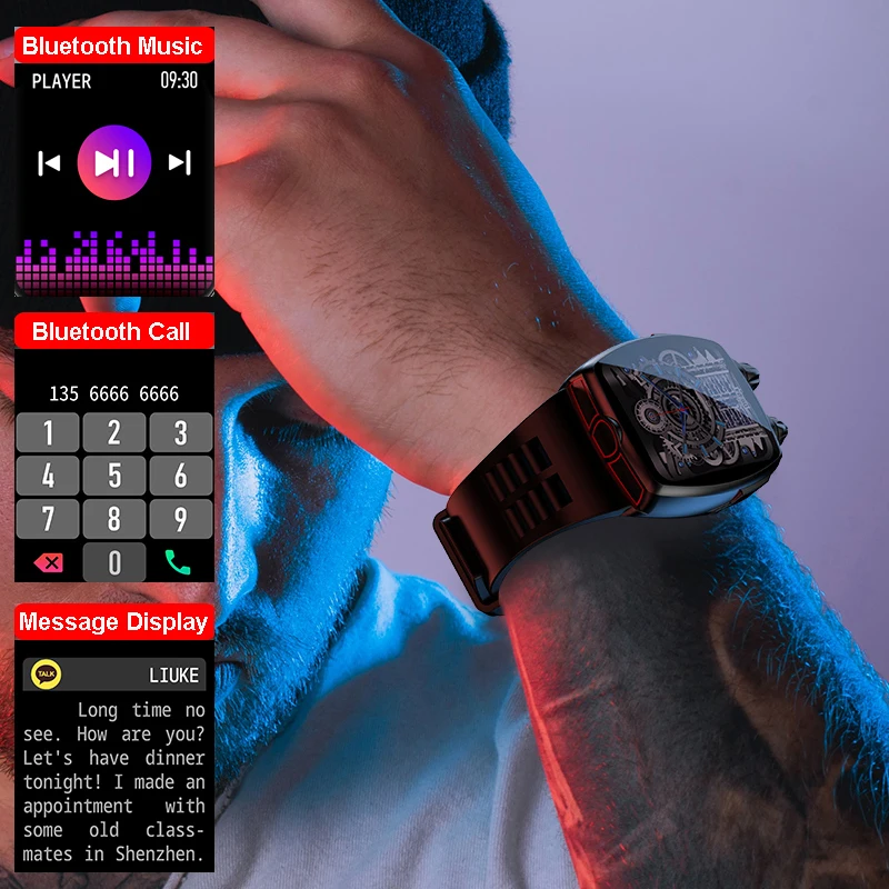 E-sport Ceas Inteligent Bărbați Smartwatch Electronice Inteligente Ceas Pentru Android IOS Fitness Tracker-ceas Inteligent Trosmart LA88 4