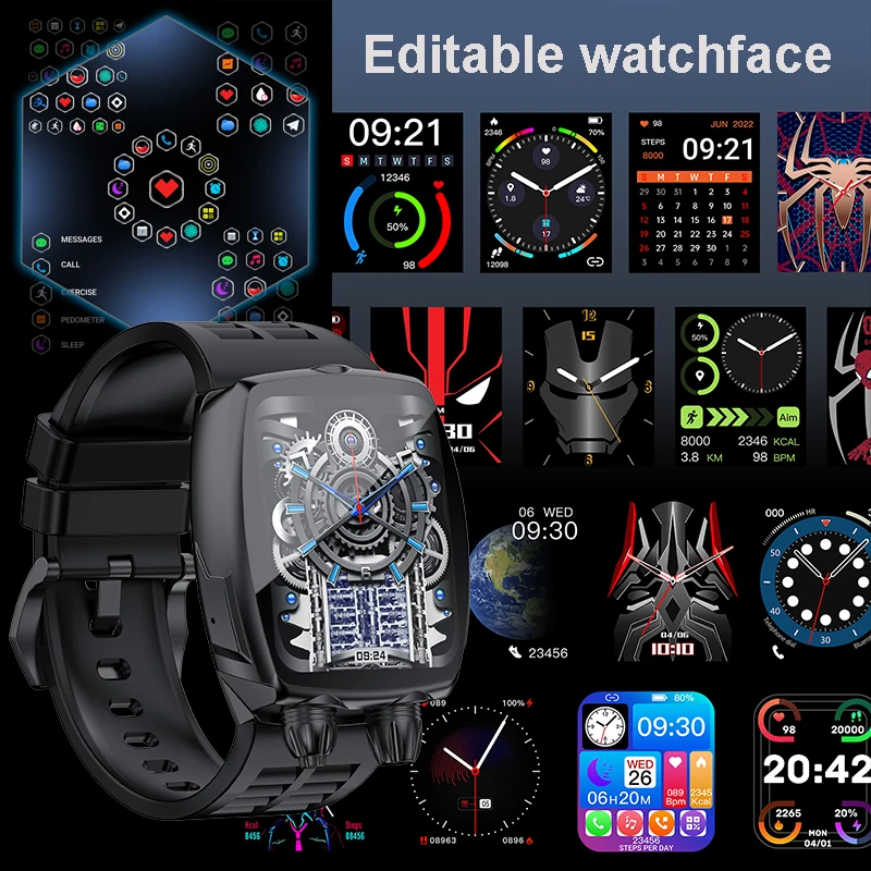 E-sport Ceas Inteligent Bărbați Smartwatch Electronice Inteligente Ceas Pentru Android IOS Fitness Tracker-ceas Inteligent Trosmart LA88 5