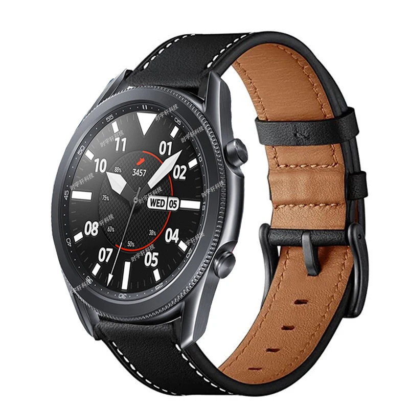 Ceas Bandă de piele Pentru Samsung Galaxy Watch 3 41mm 45mm/Watch 42mm 46mm/de Viteze S3 Frontieră Sport 20mm 22mm Bratara Înlocuiți Cureaua 3