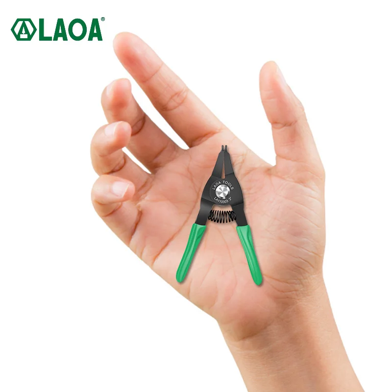 LAOA 3 inch Mini-Circlip Pliers Set 4 in1 Portabil Inelul elastic de Fixare Clip Bijuterii Interne Externe Inel de Demontare 1