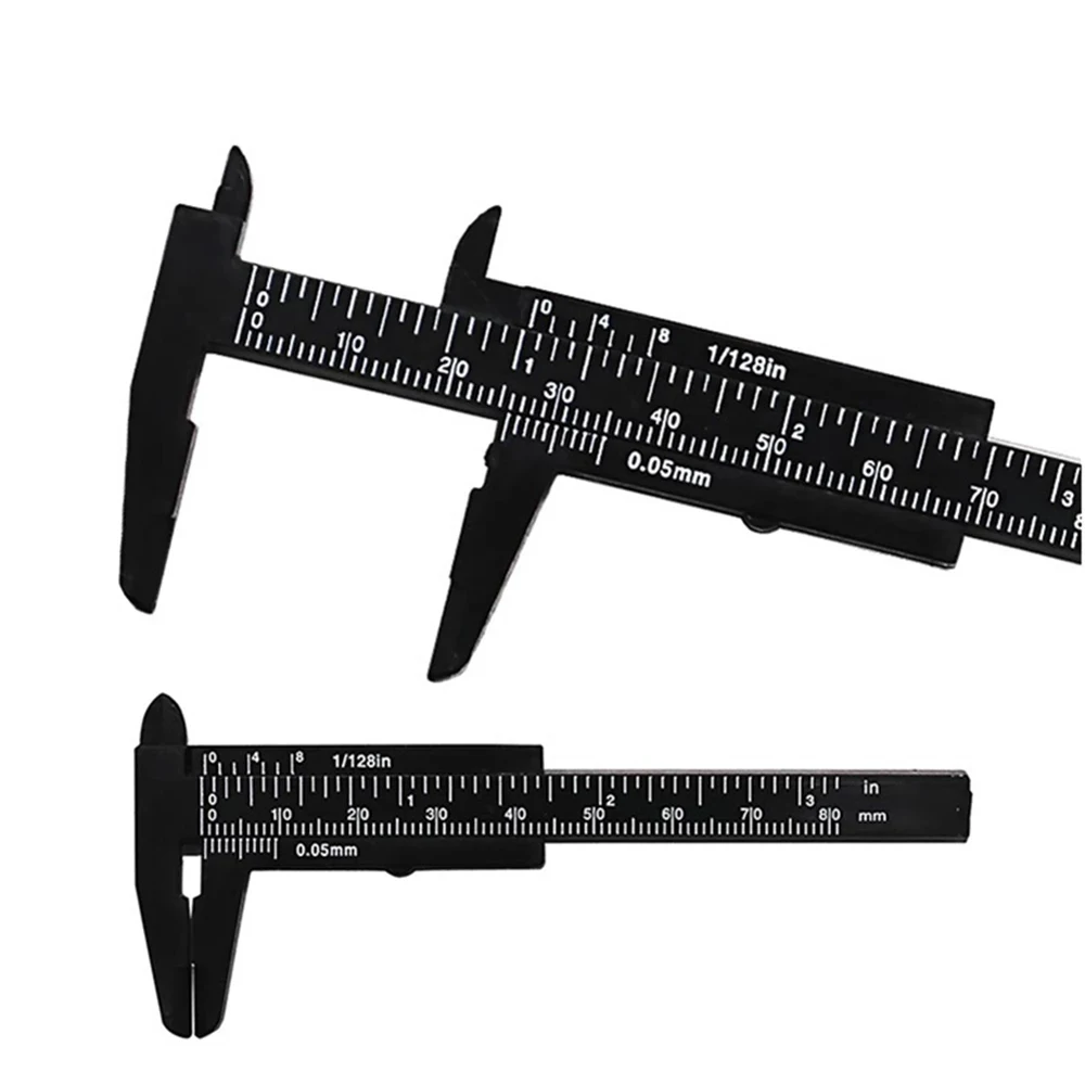 80mm Mini din Plastic Glisante Vernier Caliper Calibru Instrument de Măsură Conducător Micrometru Precis Instrument de Măsurare Standard Șubler cu Vernier 5