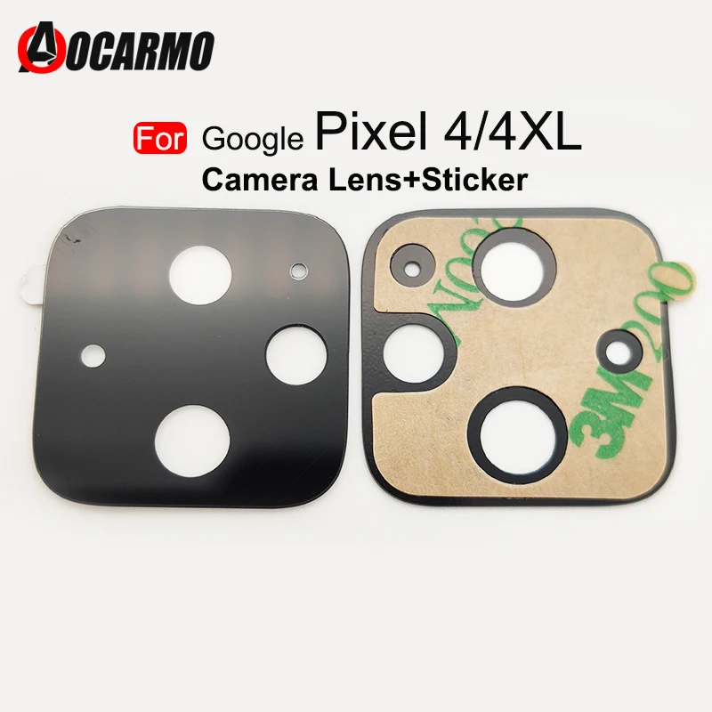 1buc Spate Adeziv Pentru Google Pixel 4 4 XL-4xl din Spate aparat de Fotografiat Lentilă de Sticlă Cu Autocolant piesa de schimb 0