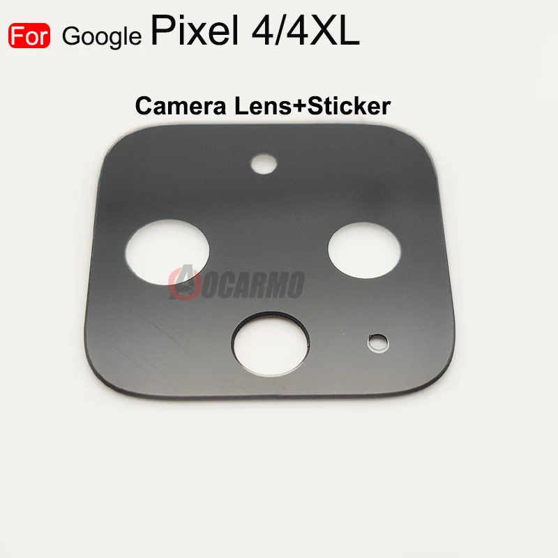 1buc Spate Adeziv Pentru Google Pixel 4 4 XL-4xl din Spate aparat de Fotografiat Lentilă de Sticlă Cu Autocolant piesa de schimb 2