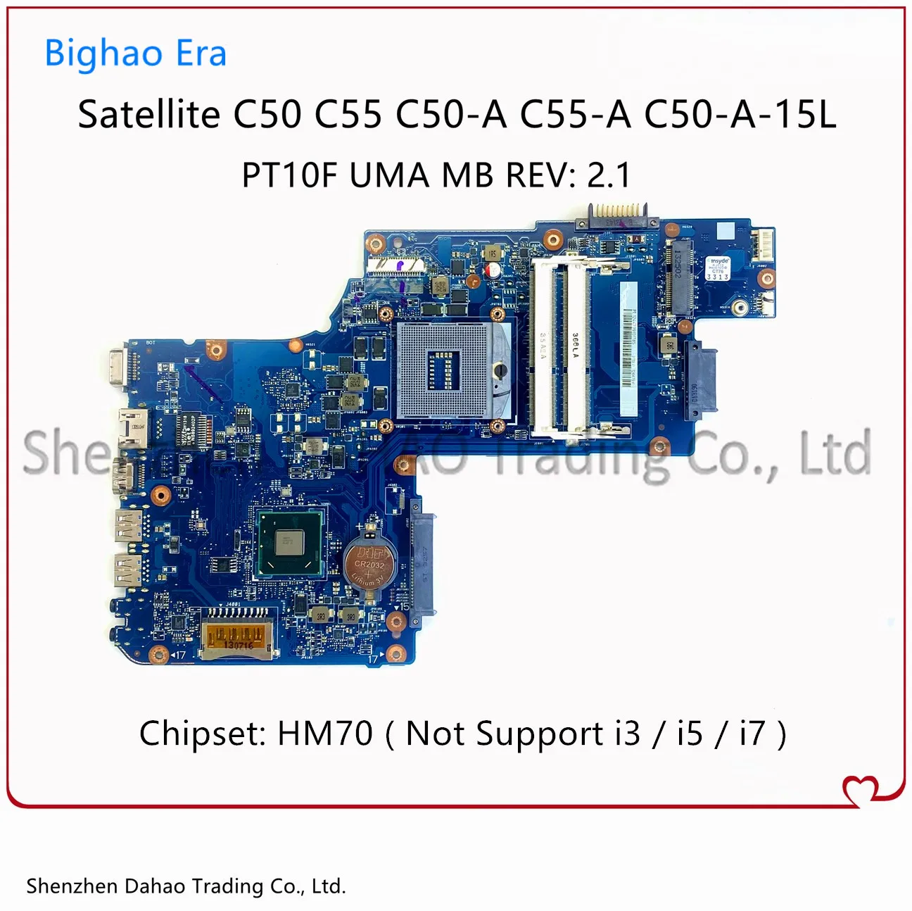 PT10F UMA MB Pentru Toshiba Satellite C50 C50-Un C55 C55-Un Laptop Placa de baza H000061920 Cu SJTNV HM70 DDR3 100% Testat pe Deplin