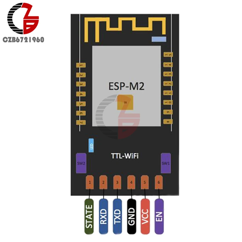ESP-M2 ESP8285 Modul Wireless WIFI Serial TTL Portul De Transmisie Wi-Fi Web Server Module Low-Power Control 3