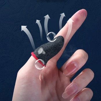 2x Respirabil Deget Maneca Anti-Sudoare Soft Touch Ecran Mănuși Sensibile de Fotografiere pentru Reguli de Supraviețuire PC Jocuri Telefon 2