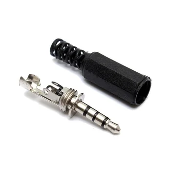 3.5 mm, 4 poli Lipire plug DIY Audio Adaptor Conector de lipire Terminal DIY Capacul de Plastic se Ocupe de Reparații Conector