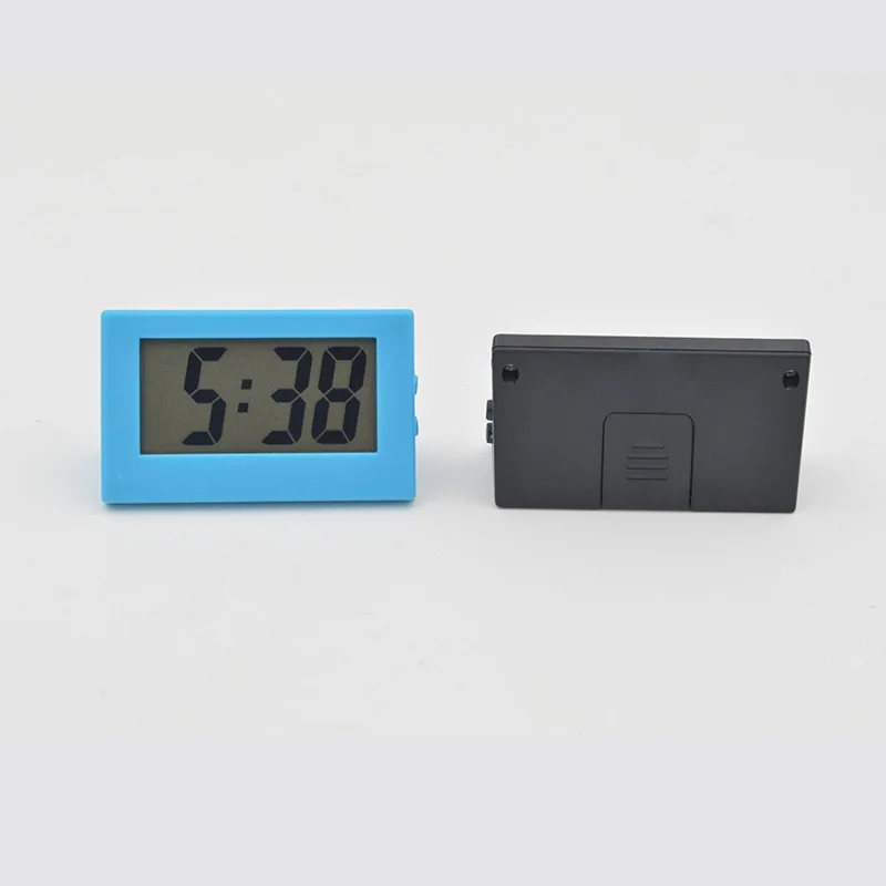Birou Ceas Digital Ecran LCD Suport Auto cu Ceas din Plastic Mini Ceas de Timp Tabel Ceas de Birou Ceas 1