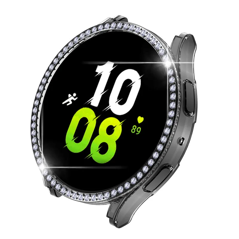 Ceas de Caz pentru Samsung Galaxy Watch 5 40mm 44mm PC Diamant Bara de protecție Impermeabil de Protecție Caz pentru Galaxy Watch 5 Pro 45mm Acoperi 5