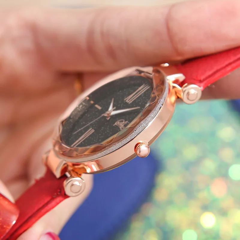 WOKAI la Modă casual femei ceas ceasuri cer stele ceasuri de studenți de sex feminin tendință curea ceasuri Curea de ceas personalizate 2