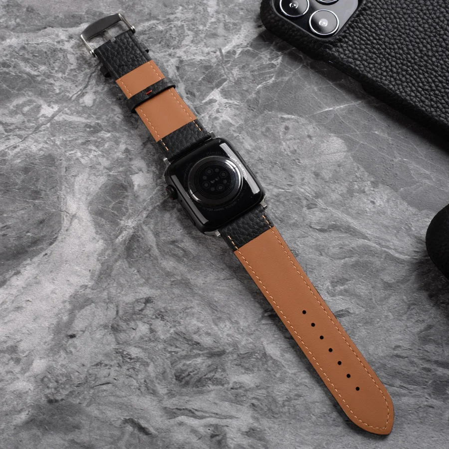 Curea din Piele pentru Apple Watch Band 45mm 44mm 49mm Moda Smartwatch Accesorii pentru iWatch Ultar 8 7 6 SE 2