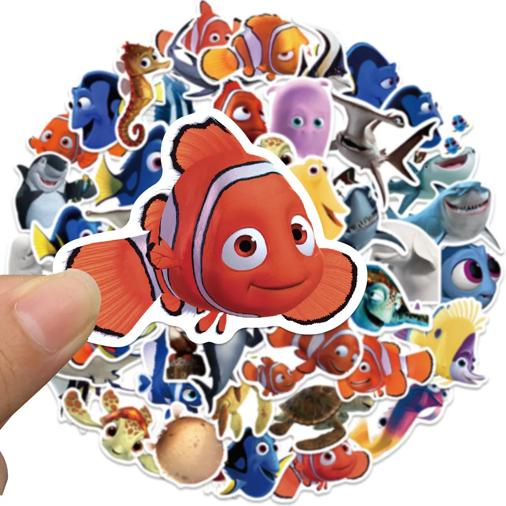 10/30/50PCS Finding Nemo Disney Desene animate Autocolante Kawaii Decalcomanii de Jucărie pentru Copii din PVC Impermeabil Album Frigider Papetărie DIY Autocolant 0