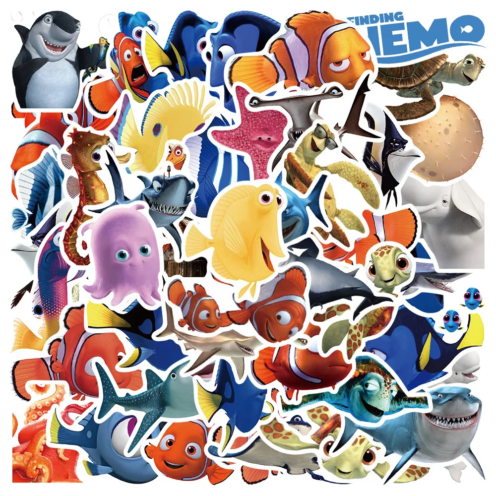 10/30/50PCS Finding Nemo Disney Desene animate Autocolante Kawaii Decalcomanii de Jucărie pentru Copii din PVC Impermeabil Album Frigider Papetărie DIY Autocolant 5