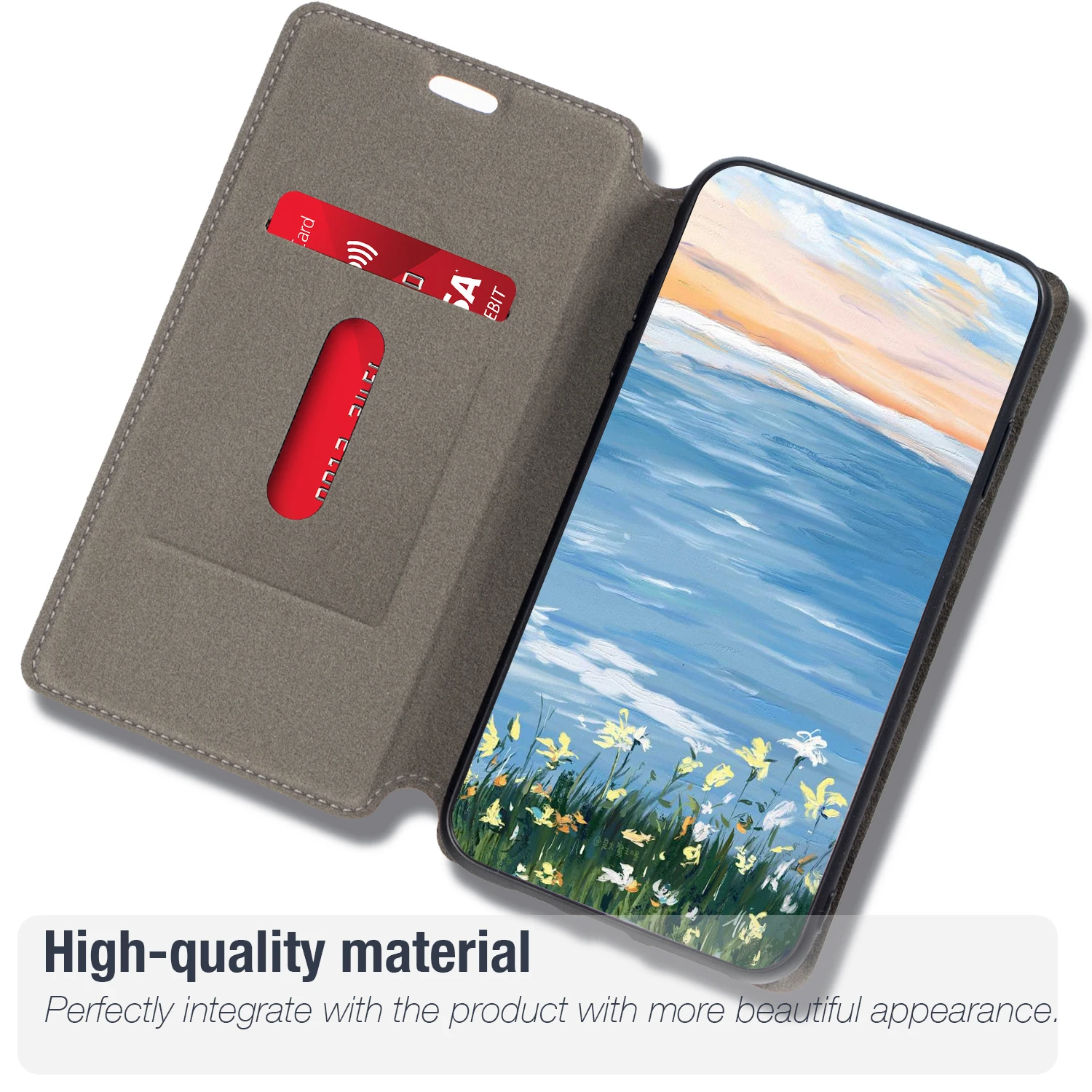 Pentru Doogee S95 Pro Caz de Moda Multicolor inchidere Magnetica din Piele Flip-Caz Acoperire cu Titularul Cardului Pentru Doogee S95 4