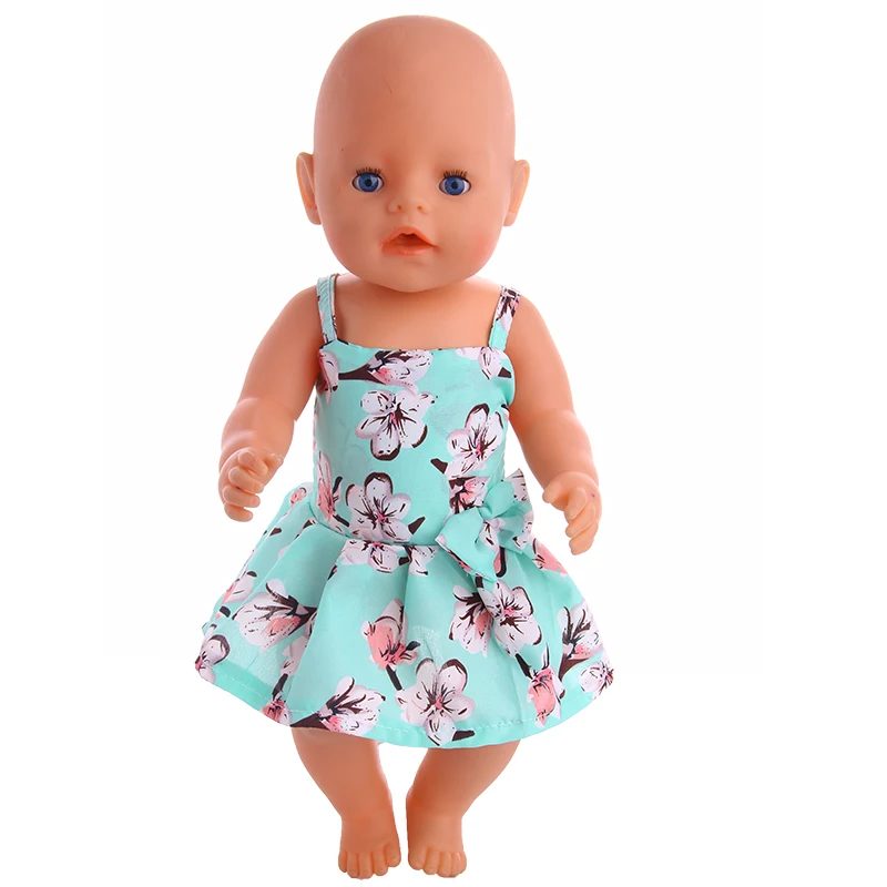 Rochie papusa 43cm Renăscut Baby Doll Rochie, de 18 inch American Doll Accesorii, Cadouri de Craciun Pentru Fete, Jucarii pentru Copii 2