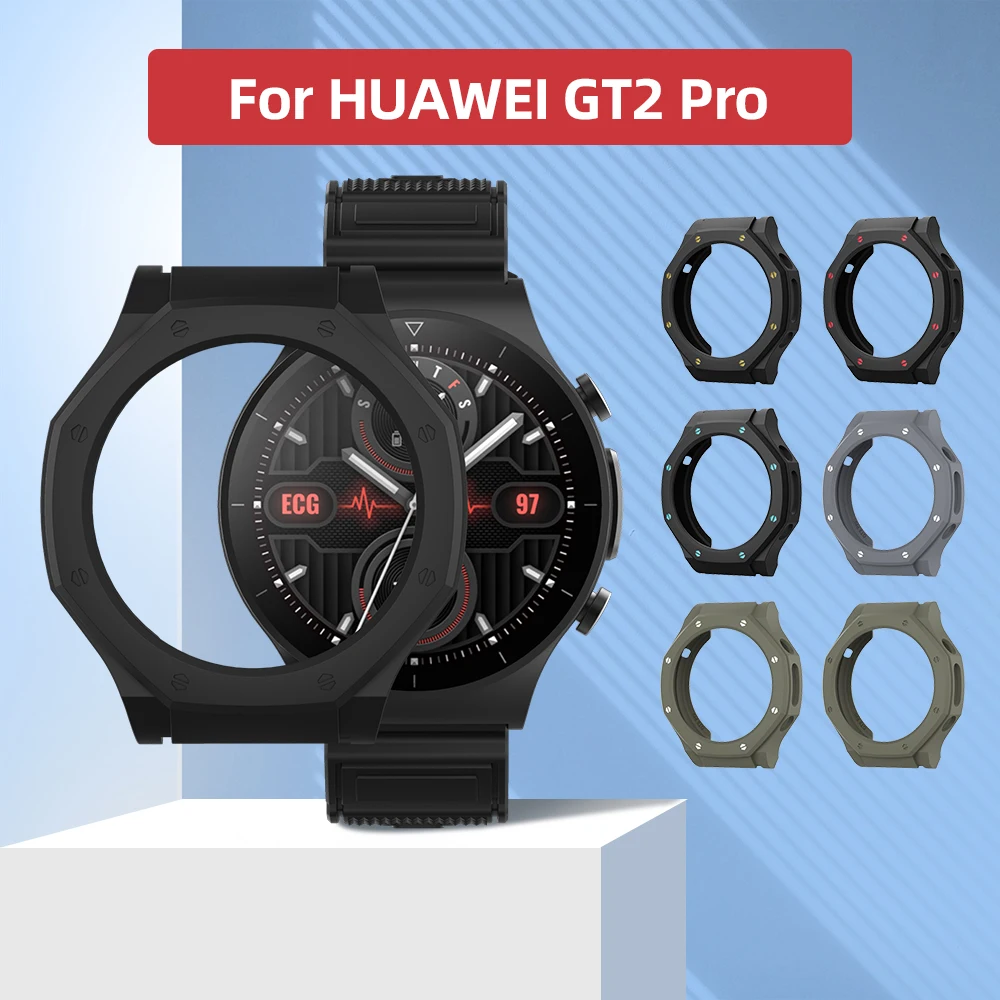 Sikai TPU Caz Ceas Pentru Huawei Watch GT 2 Pro Capac de Protectie Shell Pentru Huawei GT2 Pro Caz Bara de protecție