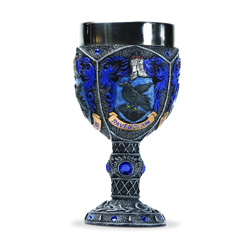 Creative din Oțel Inoxidabil Pocal & 3D Rășină Ceașcă de Cafea Artistice Pocalul de Rășină Pahar de Vin Cupe Drinkware Cani 5
