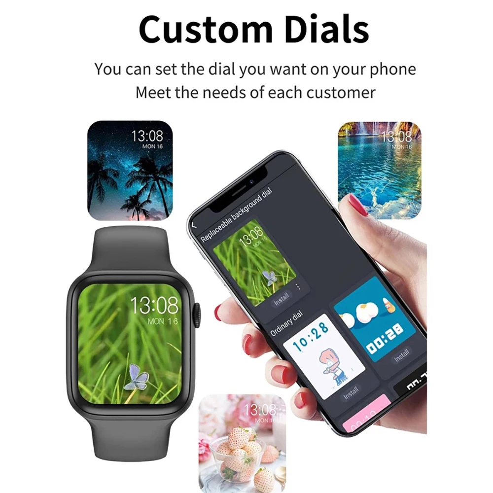 I8 Pro MAX Ceas Inteligent Seria 8 Telefon Bluetooth Bărbați Femei Sport Smartwatch rezistent la apa Noul 2022 Conectat Ceas Pentru IOS 4
