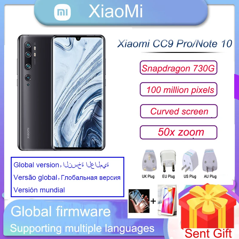 Xiaomi CC9 pro Smartphone 50x Zoom 100 de Milioane de Hiperboloid Pixeli Ecran Snapdragon 730G 5260mAh baterie 6.47 Cm 0