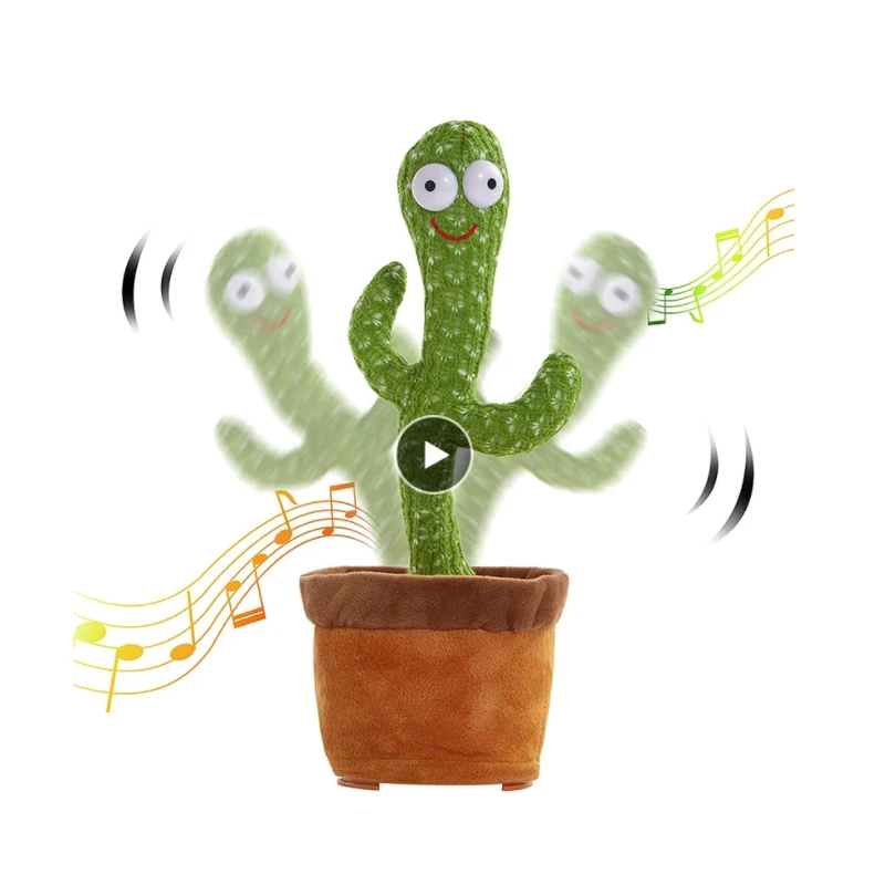 Dans Cactus Electronice Jucărie De Pluș Moale Papusa De Plus Copii Cactus Poate Dansa Și Cânta Vocal Interactiv Bled Stark Jucarii