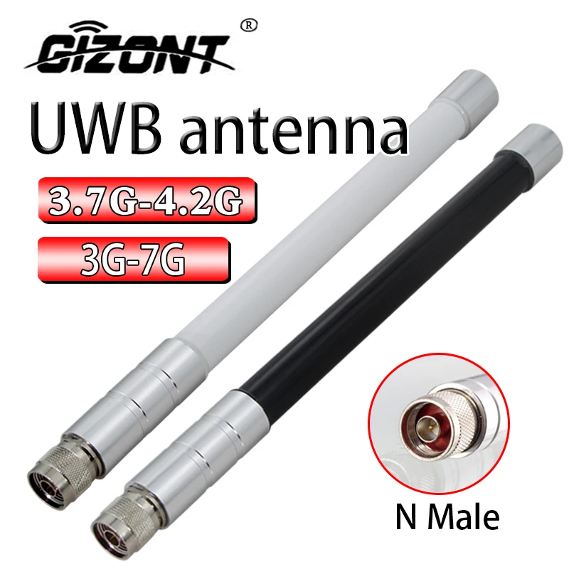 UWB antena 3G-7G 3.7 G-4.2 G-3.5 G-3.6 G-4,8 G-4900mhz 5G omnidirectional stație de bază high-gain fibra de sticla rezistent la apa antenă N mal