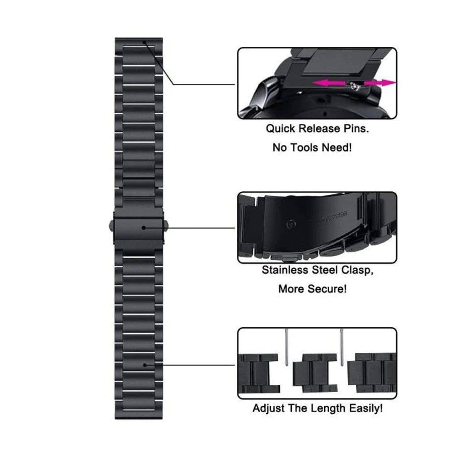 20mm 22mm Watchband Pentru Mibro T1 C2 Aer Lite Culoare Ceas Inteligent Band Bratari din Otel Inoxidabil Pentru Mibro X1 A1 Curea de Metal Correa 1