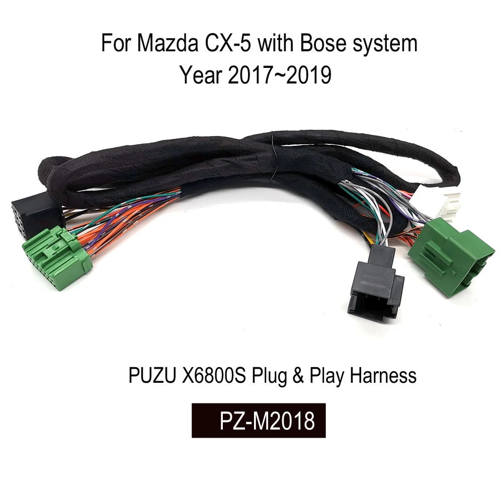 PUZU Masina Amplificator DSP Cablajul Pentru Mazda CX-5 sistem de sunet bose 2017~2019 se potrivesc pentru PZ-X6800S