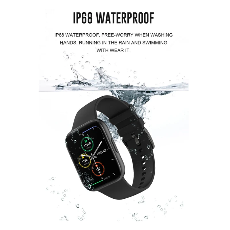 Femeile Smartwatch IP68 rezistent la apa Complet Tactil de Fitness Tracker DIY Tapet Dinamic Watchface Bărbați Smartwatch 2021 VS P8 SE Plus 4