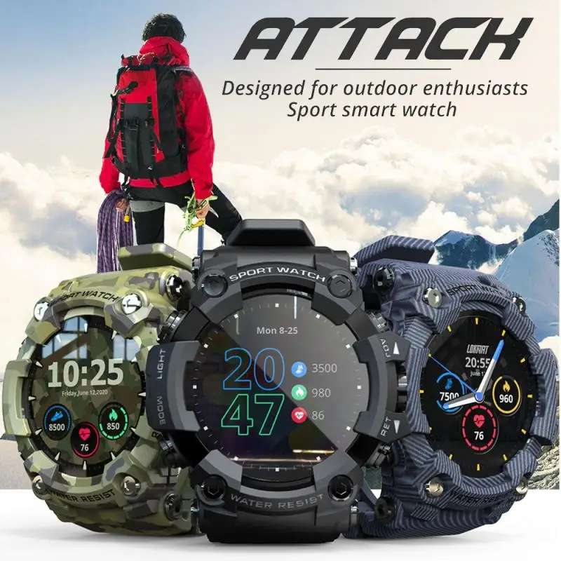 ATAC Ceas Inteligent cu Ecran Tactil Tracker de Fitness Smartwatch Heart Rate Monitor Tensiunii Arteriale Impermeabil Ceas Pentru Android Ios 0
