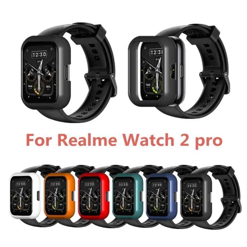 Noul Ecran de Protecție Caz pentru Realme Watch 2 Pro Durabil Ultra-Subțire Anti-zero Protector PC-ul de Protecție pentru Shell 0