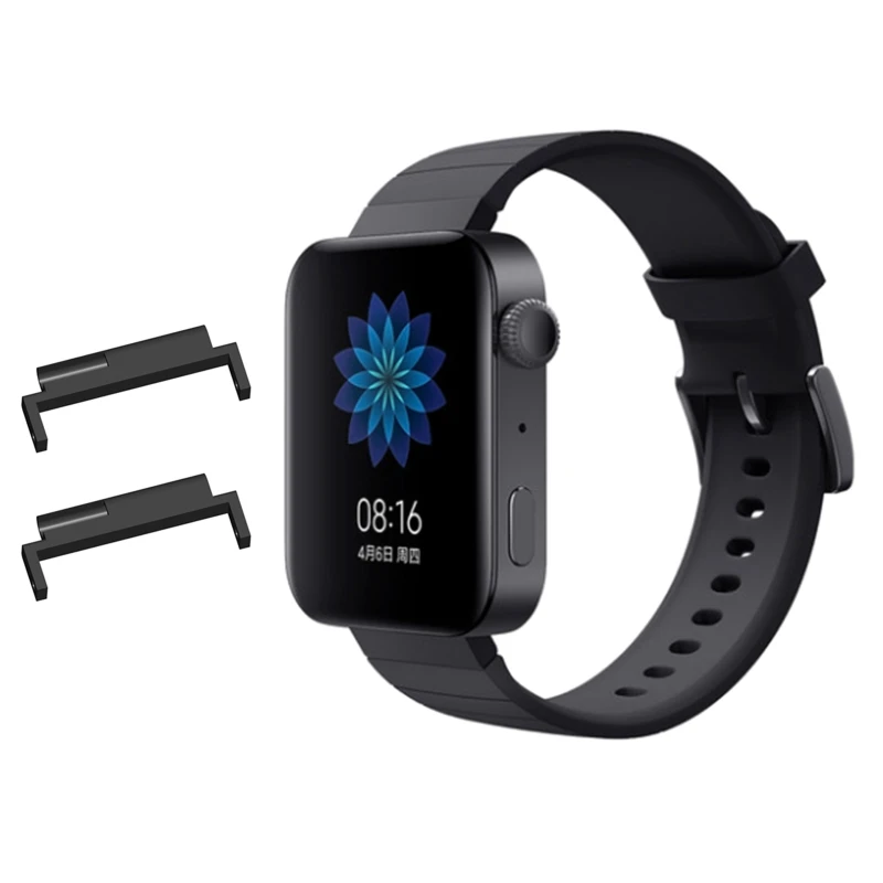 Plastic Smartwatch Curea Conector Adaptor 18mm la 22mm Înlocuire Conector potrivit pentru Xiaomi Mi Ceasul GPS NFC Bratara 4
