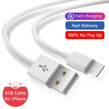 3m 2m 1m Încărcare Rapidă USB Cablu pentru iPhone X XR 6S 7 8 14 Plus 13 12 mini 11 Pro XS Max de Iluminat pentru USB Încărcător Cablu de Date Cablu