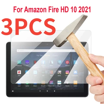 3PCS 9H Temperat Pahar Ecran Protector Pentru Amazon fire HD 10 2021 10.1 inch Clar de Protecție de Film pentru Kindle Foc HD 10