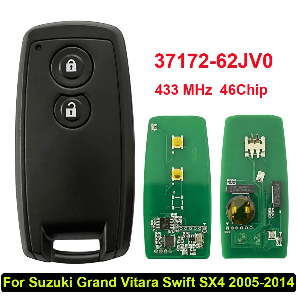 CN048017 Pentru Suzuki Grand Vitara Swift, SX4 2005-2014 Inteligent Cheie Telecomanda 433 MHz 2005-2014 SZKB01 37172-62JV0 46 Cip TS001