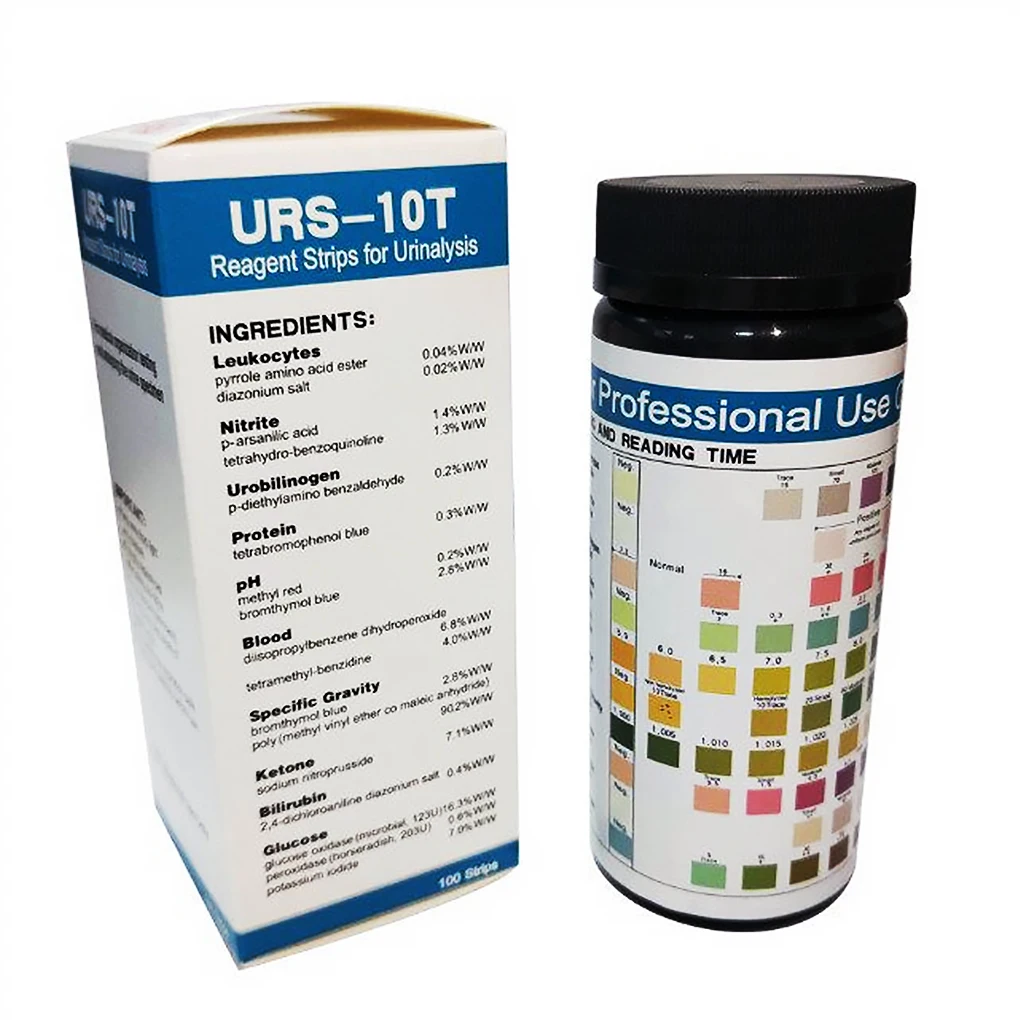 100buc Urină Benzi de Test Sumar de urina Reactiv Hârtie de Valoare a PH-ului de Testare Dungi pentru Spital Sport